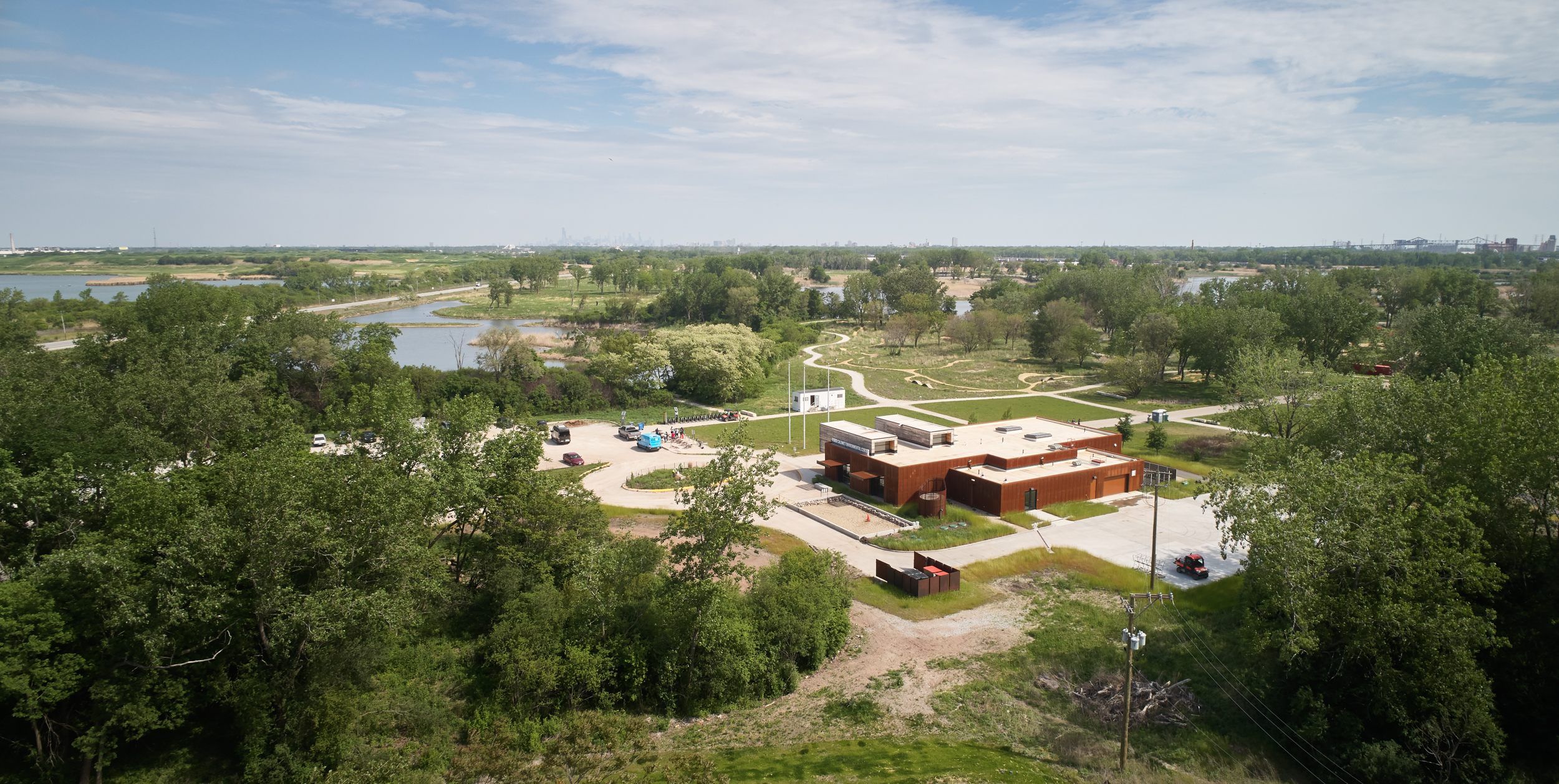 Ford Calumet Environmental Center at Big Marsh Park by Valerio Dewalt Train